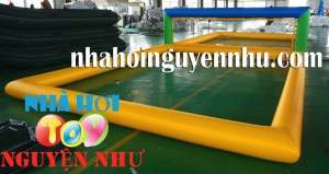 Sân bóng chuyền  bơm hơi dưới nước  - đồ chơi bơm hơi dưới nước 002c